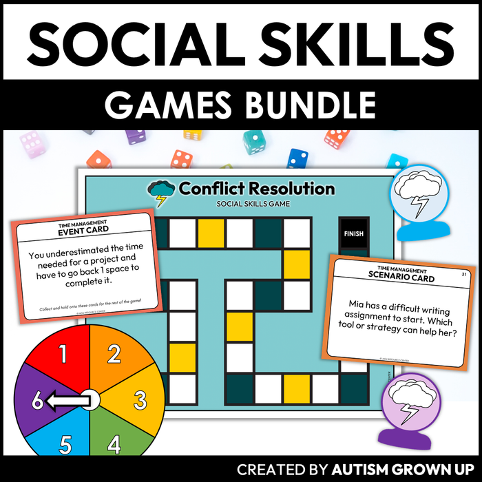 Social Skills Games Bundle | Social Skills Activities | Autism