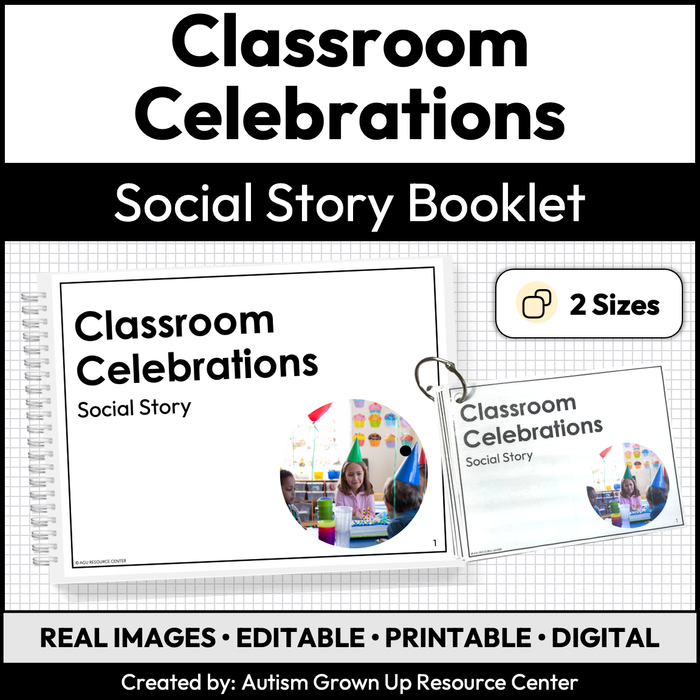 Classroom Celebrations | Social Story Booklet