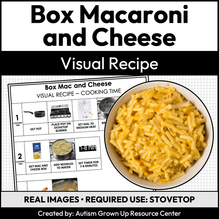 Box Macaroni and Cheese Visual Recipe