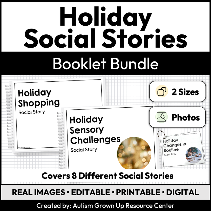 Holiday Social Story Booklet Bundle