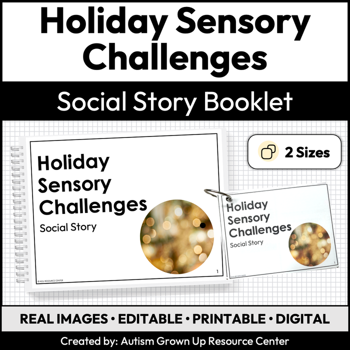 Holiday Sensory Challenges | Social Story Booklet