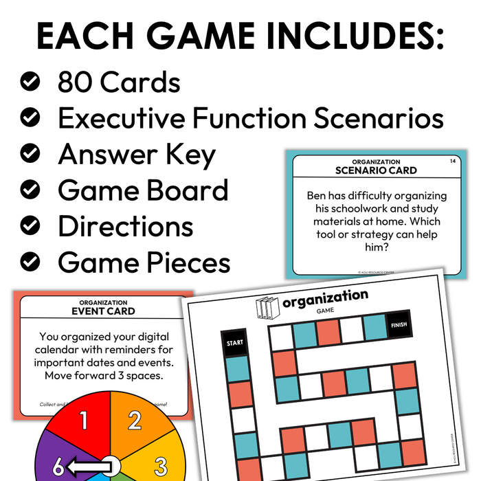 Executive Functioning Games Bundle