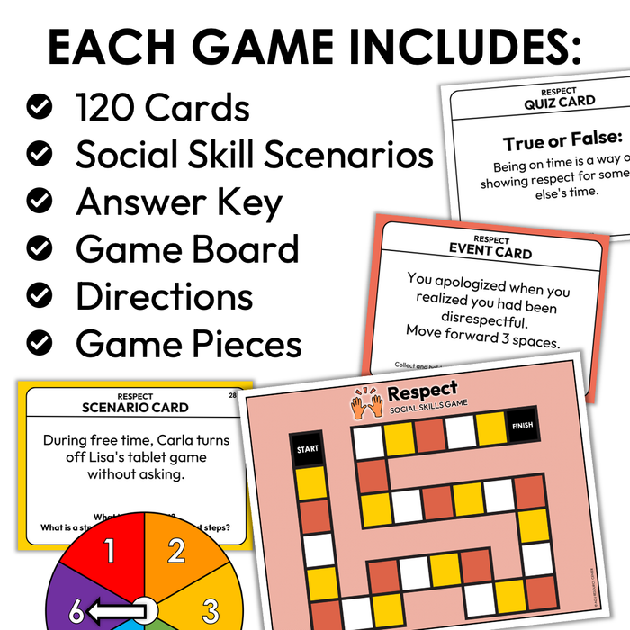 Social Skills Games Bundle | Social Skills Activities | Autism