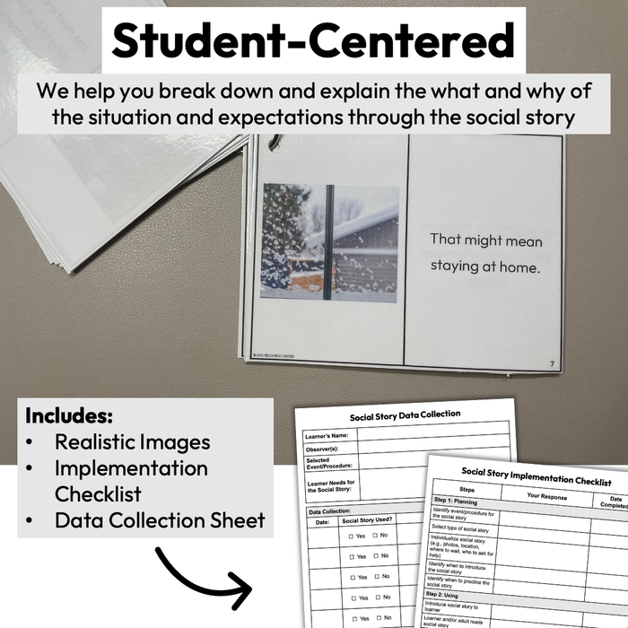 Snow Days | Social Story Booklet