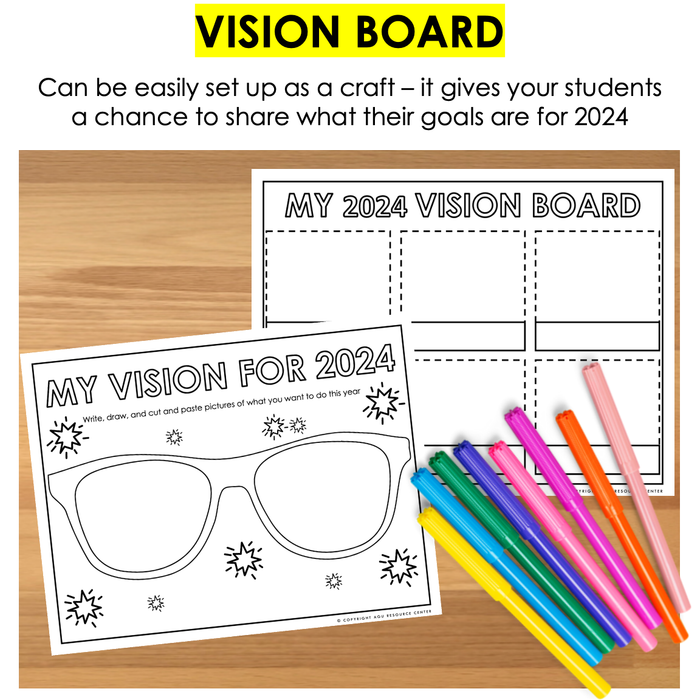How To Make A Vision Board + Set Goals For The New Year