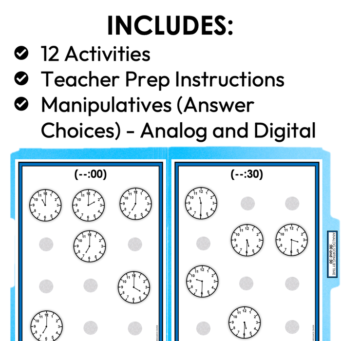 Mixed Times File Folders | Life Skills + Special Education